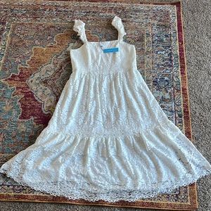 Women’s Draper James white lace dress. Size XL
